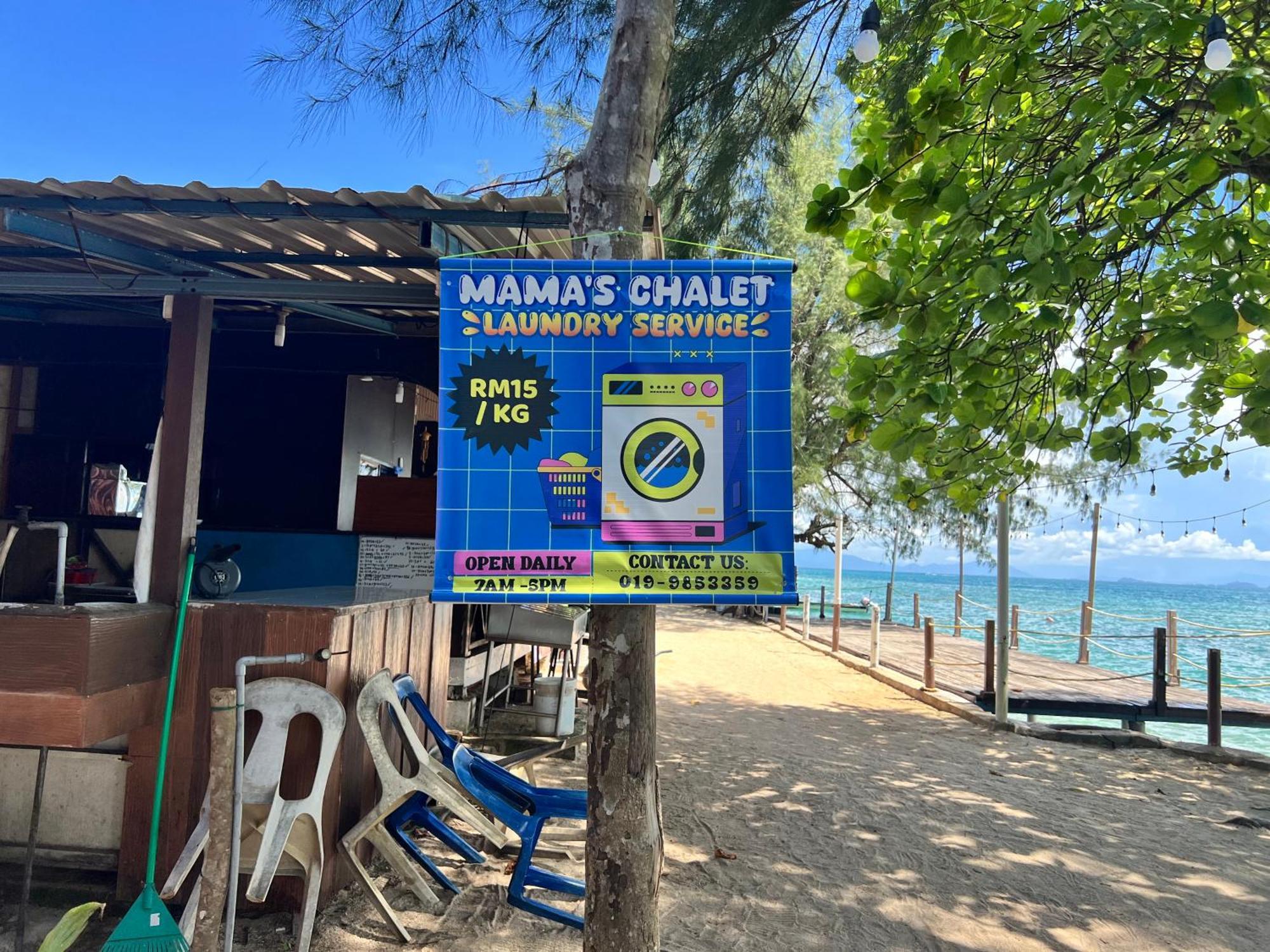 Mama'S Chalet Pulau Perhentian Besar Kampong Pasir Hantu Exterior photo